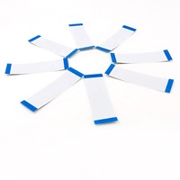 Câble plat flexible FFC/FPC LVDS personnalisé, 40 broches sur le même côté, pas de 0,5 mm, longueur 400 mm
