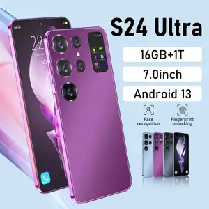 สมาร์ทโฟนแอนดรอยด์ที่ทนทาน S24อัลตร้ากล้อง4G/5G ของแท้โทรศัพท์มือถือเกมโทรศัพท์หน้าจอสัมผัสเต็มรูปแบบผลิตในประเทศจีน