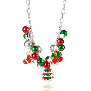 قلادة نسائية الأكثر مبيعًا في أمازون-الولايات المتحدة الأوروبية عبر الحدود قلائد بدلاية على الموضة الجديدة لعيد الميلاد - Product Image 5