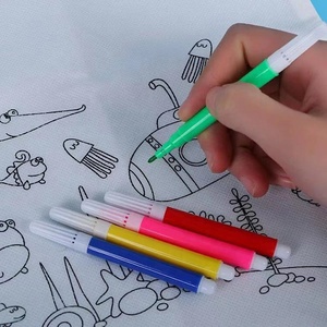 Bộ Túi Dây Rút Quà Tặng Tự Làm Cho Trẻ Em Túi Dây Rút Graffiti Không Dệt Logo Theo Yêu Cầu Túi Ba Lô Tô Màu Tự Làm Cho Trẻ Em Có Thể Vẽ Được - Product Image 6