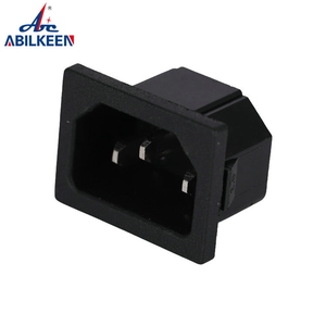 Convertidor de enchufe de toma de corriente CA de 3 pines negro con certificación CE adaptador de corriente CA - Product Image 3