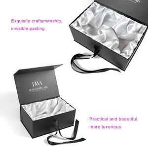 Caja de Regalo Personalizada con Producto Misterioso, Biodegradable, para Cosméticos, Ropa Interior, Ropa, Caja de Papel Magnética con Inserto de Satén - Product Image 1