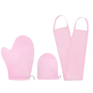 Guante Aplicador de Autobronceador de Terciopelo de Lujo, Ovalado, de Doble Cara, Súper Suave, con Aplicador para el Pulgar, Personalizable con Logotipo y Color de Fábrica FYD - Product Image 3
