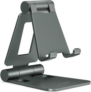 Custom Logo Portable Folding Adjustable Height Strong Cell Phone <b>Stand</b> <b>Desktop</b> Mobile Phone Holder - Product Image 3