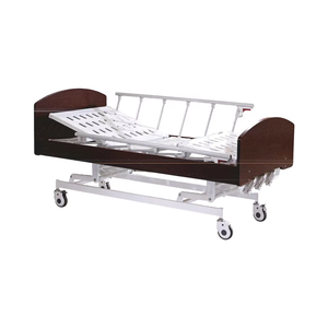 LC-S314 ручная трехфункциональная кровать для кормления, изголовье из массива дерева, многофункциональная для больничного домашнего медицинского оборудования, металлическое изо - Product Image 1