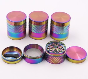 Herb Grinder 40mm 4 capas hierba amoladora de Zicn de aleación para CNCTeeth filtro neto seco vaporizador de hierbas - Product Image 3