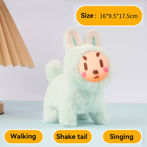 Điện Phổ Biến Sang Trọng Phim Hoạt Hình Silicone Mặt Đèn Flash Chạy Và Ca Hát Động Vật Đồ Chơi - Product Image 4