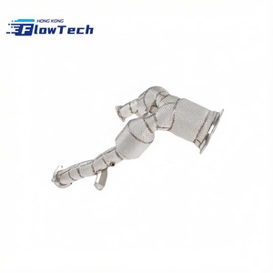 ท่อลงสเตนเลสสตีลพร้อมฉนวนกันความร้อนสำหรับ Audi C8 A6 A7 3.0T - Product Image 1