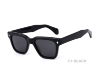 Vente en gros Nouvel arrivage Lunettes de soleil de luxe unisexes Personnalisables Carré Or Orange Transparent Polarisé Marque de luxe Chine pour hommes