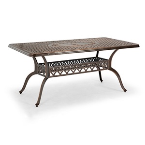 Conjunto de Mesa y Sillas de Comedor Modernas para Exteriores, Resistentes al Agua, con Construcción de Aluminio Fundido, para Patio, Jardín, Terraza y Parque - Product Image 1