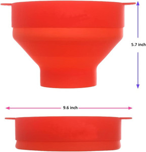 Nhà bếp lò vi sóng lớn bỏng ngô Maker Silicone bỏng ngô Popper lò vi sóng ráp bát với nắp lò vi sóng bỏng ngô Bát - Product Image 3