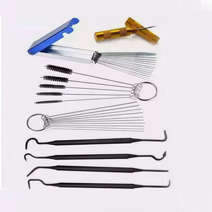 <b>Spray</b> Gun Cleaning Brush <b>Set</b> 30Pcs Metal Universal Airbrush Cleaning Tools For Auto Repair Nozzle Vent Maintenance - Product Image 1