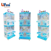 LIFUN Machine à grue professionnelle pour 4 joueurs, jeu d'arcade miniature à monnayeur, personnalisable, 110V/220V, garantie 12 mois pour les centres commerciaux