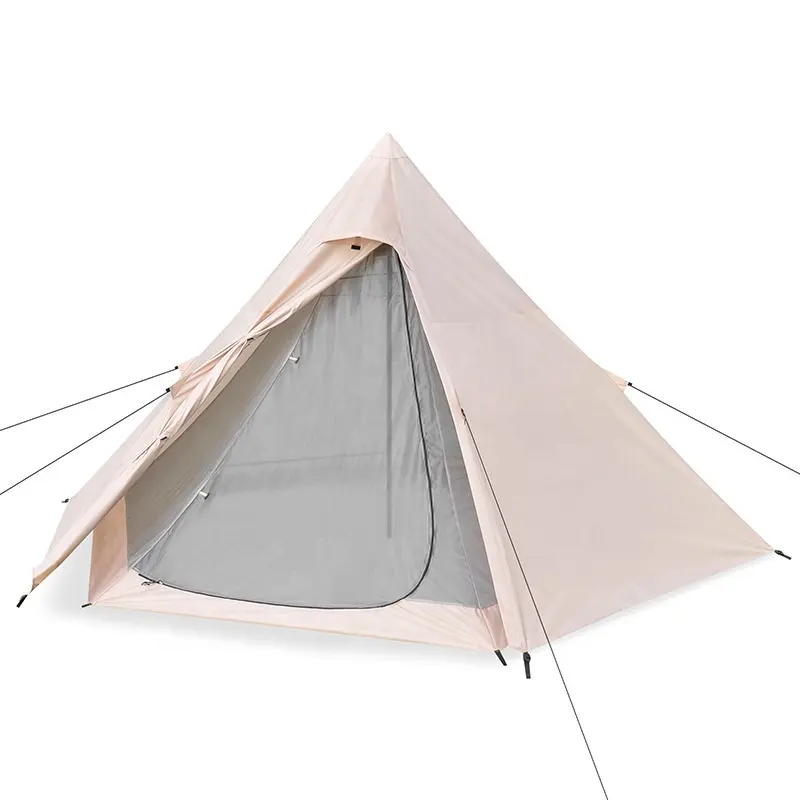 Cotton Vải Ấn Độ Teepee Yurt Glamping Tipi Lều Ngoài Trời Người Lớn Teepee Lều Cho Người Lớn Cắm Trại Ngoài Trời Lều