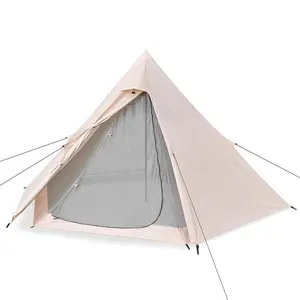 Baumwolle Leinwand Indische Tipi Jurte Glamping Tipi Zelt Outdoor Erwachsene Tipi Zelte Für Erwachsene Camping Outdoor Zelte