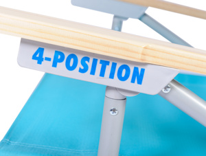 Silla de salón plegable para personas <span class=keywords><strong>altas</strong></span>, chaise, color azul, adecuado para todo tipo de clima - Product Image 3