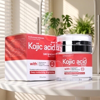Crème pour le visage, lotion, ensemble de soins de la peau coréen, crème éclaircissante pour les taches brunes à l'acide kojique avec alpha arbutine et glutathion