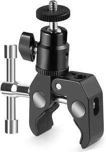 Vielseitige Hochleistungs-Krabbenklammer-Halterung mit Mini-Kugelkopf und 1/4-Zoll-Schraube für Feldmonitor, GoPro, Fotostudio und Außenaufnahmen - Product Image 3