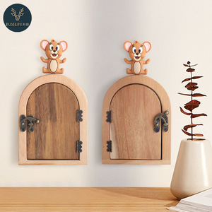 Cover protettiva antipolvere decorativa creativa in legno massello in legno, - Product Image 1