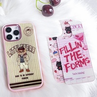 Coque de téléphone à panneau arrière magnétique remplaçable pour Iphone17/17pro/17promax/17air avec la dorure colorée rouge arc cerise