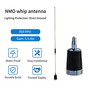 <span class=keywords><strong>Antena</strong></span> NMO 868M HF, <span class=keywords><strong>Antena</strong></span> de <span class=keywords><strong>Radio</strong></span> Móvil NMO 868M, <span class=keywords><strong>Antena</strong></span> de Radioaficionado de Doble Banda NMO 144M 430M - Product Image 2