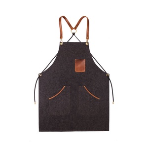 Delantal vaquero de barbero para hombre y mujer, LAN-0154 - Product Image 1