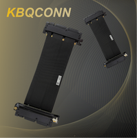 Kabel Riser PCI-E 4.0 16X Kecepatan Tinggi untuk Kartu Grafis GPU, Kabel Ekstensi Fleksibel Desain Terbalik, Kabel Pcie