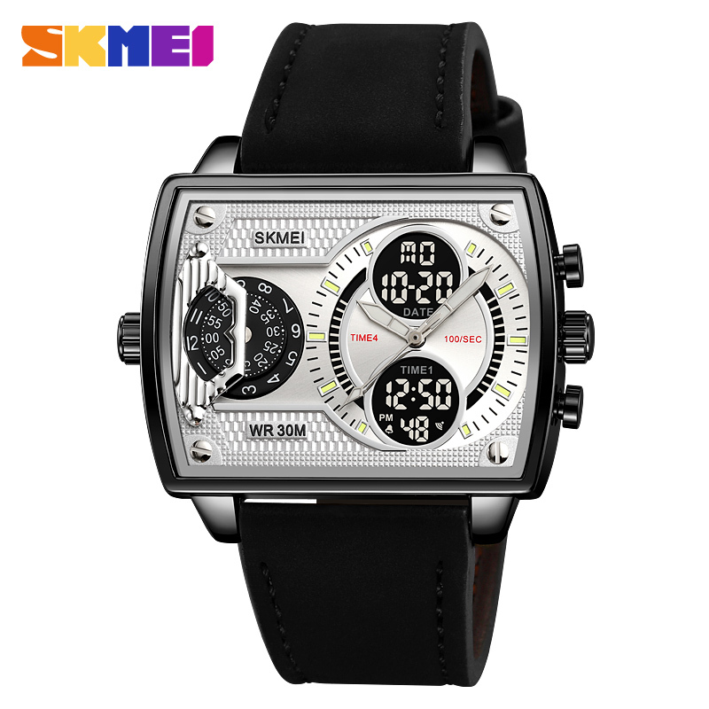 black/silver-leather