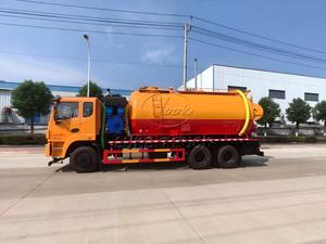 รถดูดสิ่งปฏิกูล Dongfeng 6x4 ราคาประหยัด พร้อมเครื่องยนต์เสริม ระบบหมุนเวียนน้ำ และปั๊มสุญญากาศ สำหรับงานขุดลอกและขนส่งกากตะกอนในเขตเทศบาล - Product Image 6