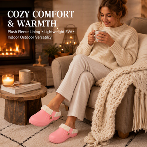 <span class=keywords><strong>Sabots</strong></span> de <span class=keywords><strong>jardin</strong></span> personnalisés OEM en EVA doublés de polaire avec col en sherpa – Chaussons d'hiver confortables pour femmes, à enfiler, pour intérieur et extérieur, vente en gros - Product Image 6