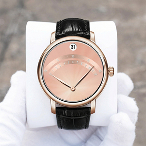 Reloj de Pulsera de Lujo con Diseño Único, Doble Manecilla Retrograda OEM ODM, con Dos Agujas y Visualización de Fecha con Movimiento de Retroceso - Product Image 3