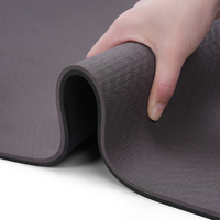 Esterilla de Yoga Tpe de doble cara, esterilla de ejercicio de gimnasio de 6mm, esterilla de Fitness antideslizante duradera para Yoga