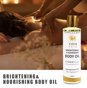 إكسير ترميم البشرة، زيت الجسم الكامل بفيتامين سي وفيتامين هـ، مزيل للجفاف، مفتح طبيعي للبشرة، زيت أساسي بالجلوتاثيون - Product Image 4