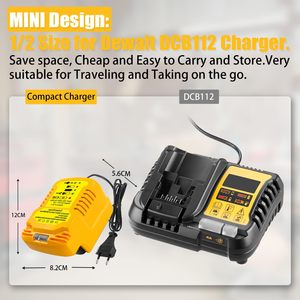 Chargeur Mini VICTPOWER 20V pour Batterie Lithium Dewalt 20V DCB200 DCB204 DCB606, Station de Recharge Portable de Remplacement pour Outils Électriques - Product Image 6