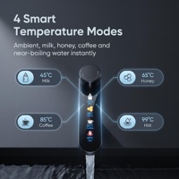Purificateur d'eau RO 600GPD avec robinet d'eau chaude instantanée et distributeur multi-températures