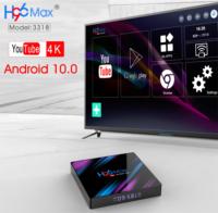 Boîtier TV intelligent Android 10.0 4K HD Quad Core H96 Max RK3318 de l'usine Rockchip, puce H96max RK3318, OTT STB