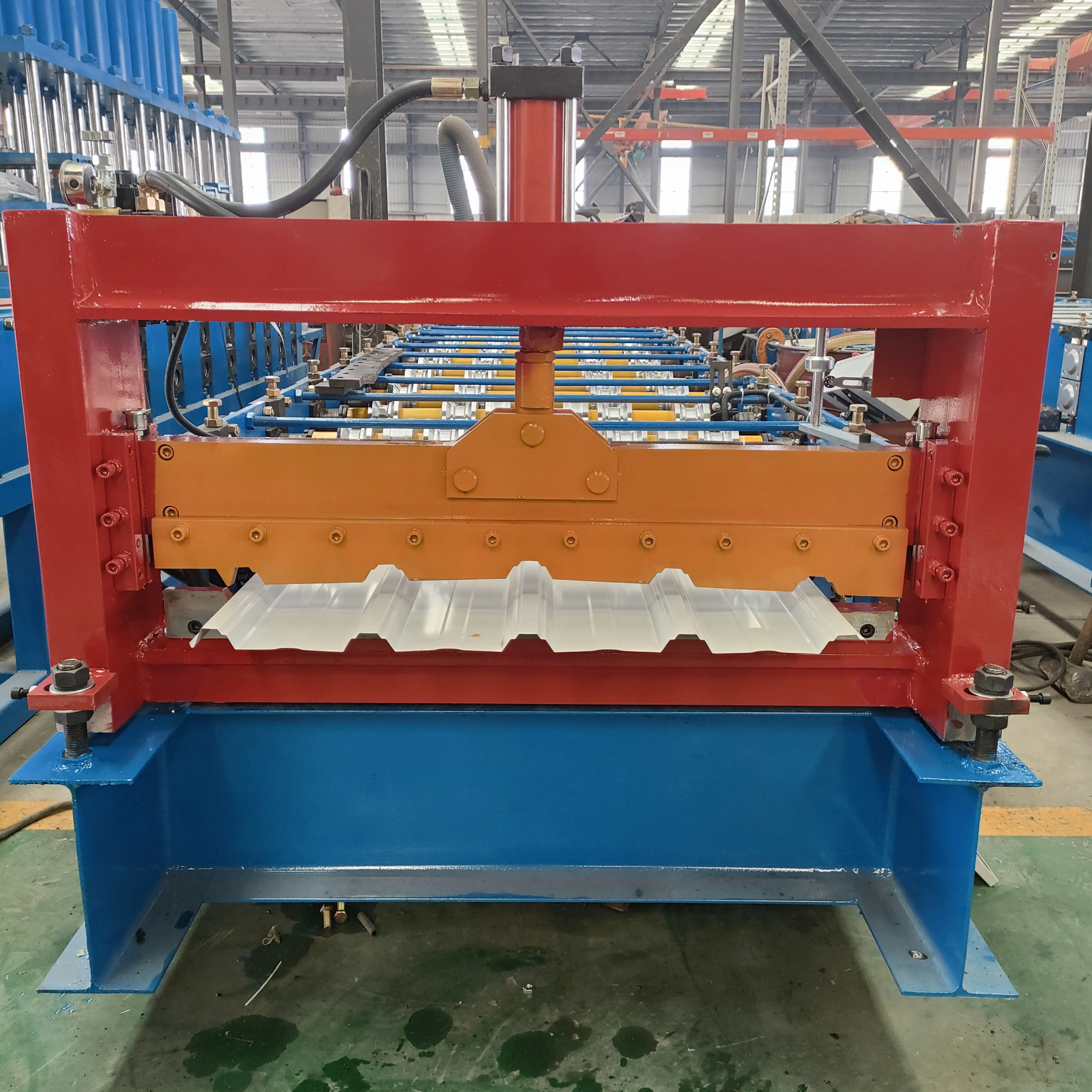 Spandex Dakplaat Roll Forming Machine