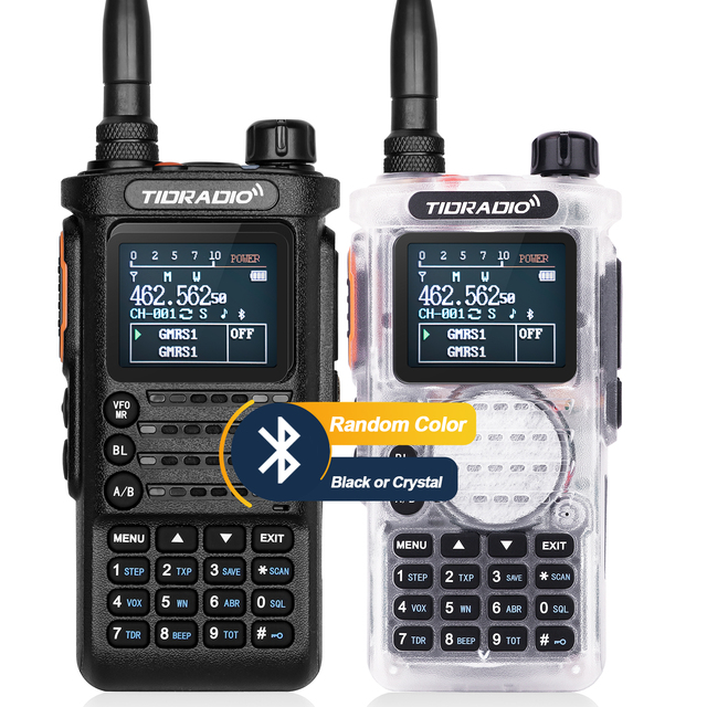 TIDRADIO TD-H8 10W HighPower Ham Radio with APP Wireless Programming, Long Range Two Way Radio with 2500mAh Large Battery