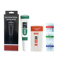 MF-M51 Testeur numérique portable 5-en-1 TDS PH Salinité pour eau potable et poissons d'aquarium