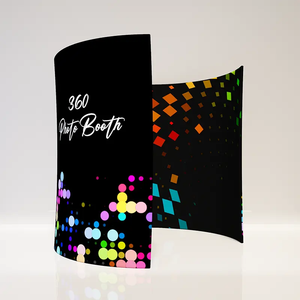 360 bao vây thương mại hiển thị bối cảnh gian hàng kinh doanh vuông nền đứng hình bầu dục bao vây ảnh gian hàng - Product Image 2