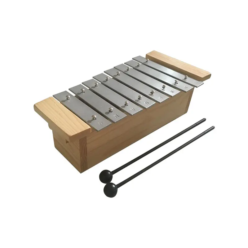 2021 factory new product wholesale wooden hand knock xylophone 8 tone box type xylophone kids orff instrument