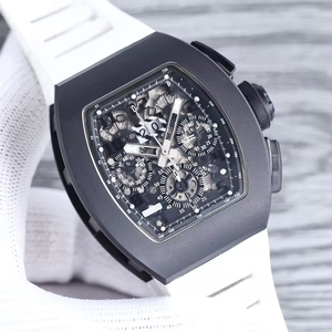 2026 New Men's <b>Automatic</b> <b>Chronograph</b> Mechanical Watch 7750 Movement Matte Black Ceramic Skeleton Luxury Wristwatch WaterproofOEM - Product Image 5