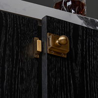 DOOROOM Baut Tugas Berat Kuningan H59 Antik Perunggu untuk Pintu Lemari Tinggi 39mm