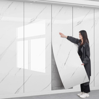 Papier peint auto-adhésif en mousse épaisse effet marbre pour chambre à coucher, carrelage céramique, autocollant mural imperméable pour salle de bain, film décoratif doré
