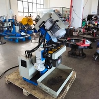 Machine de fraisage automatique des bords de plaques BC-60, machine de chanfreinage des plaques d'acier à angle réglable pour la préparation de soudures