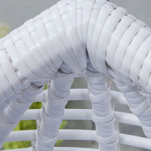 Modern Blue Wicker Rattan Patio Furniture Outdoor Garden Hanging Nest Swing <strong>Egg</strong> <strong>Chair</strong> with Stand - Product Image 5