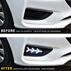 Offre Spéciale DRL pour <span class=keywords><strong>Hyundai</strong></span> solaris Verna reina <span class=keywords><strong>Accent</strong></span> <span class=keywords><strong>2017</strong></span> 2018 2020 2021 LED feux diurnes 12V conduite clignotant lampe - Product Image 6