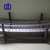 Tête de pulvérisation Banana Header pour machine de moulage CCM, tuyau de refroidissement incurvé à brumisation d'air en acier inoxydable 304 pour zone de refroidissement secondaire