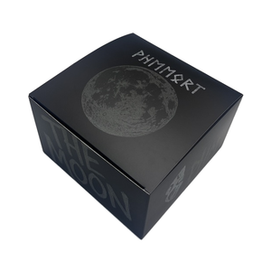 กล่องใส่หมวกพับได้สีดำพิมพ์โลโก้ตามสั่ง เคลือบด้าน พร้อมฟอยล์สีทอง รีไซเคิลได้ สำหรับบรรจุภัณฑ์ส่วนบุคคล - Product Image 3