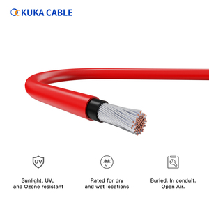 สายไฟฟ้าโซลาร์เซลล์ DC แบบมีฉนวน XLPO ขนาด 30A สำหรับระบบโซลาร์เซลล์และสถานีไฟฟ้า ผลิตจากทองแดงบางพิเศษ ทนไฟ - Product Image 4